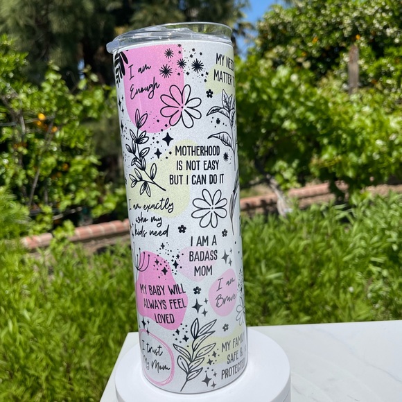 Mommy Reminders 20oz shimmer tumbler - Picture 3 of 6